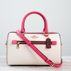 Coach Rowan Satchel in Colorblock Signature